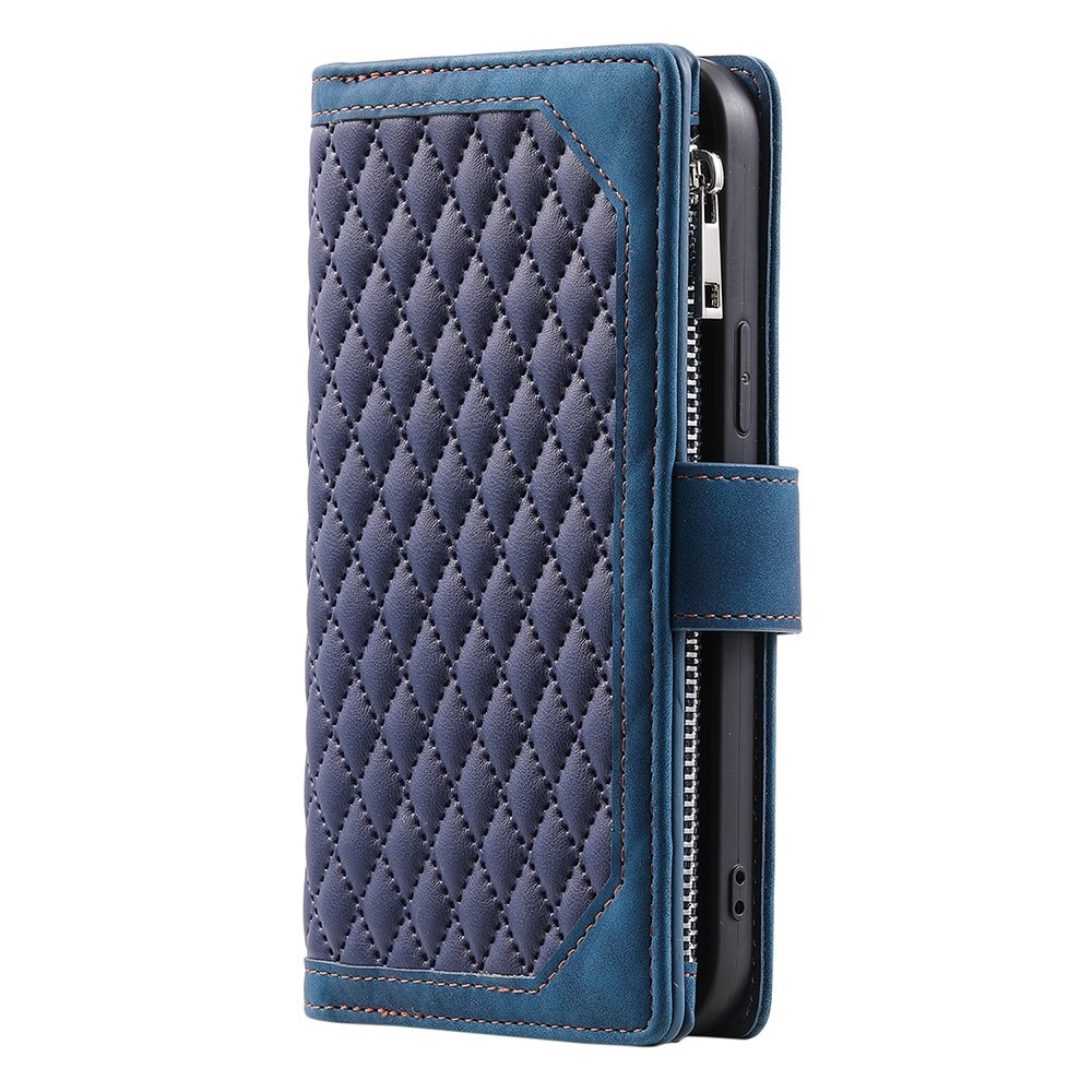 Samsung Galaxy A55 Wallet/Purse Quilted Blue