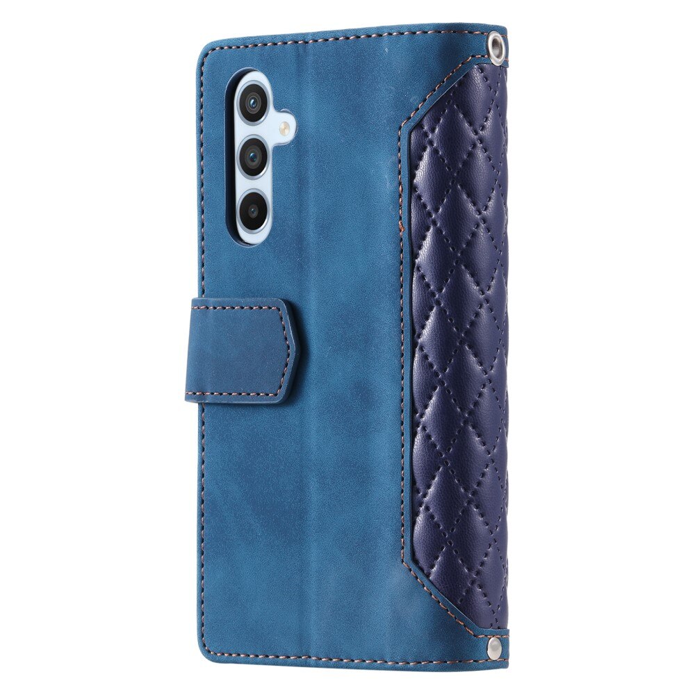 Samsung Galaxy A55 Wallet/Purse Quilted Blue