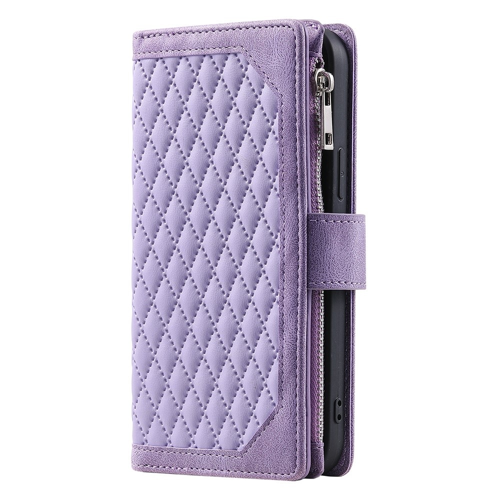 Samsung Galaxy A55 Wallet/Purse Quilted Purple