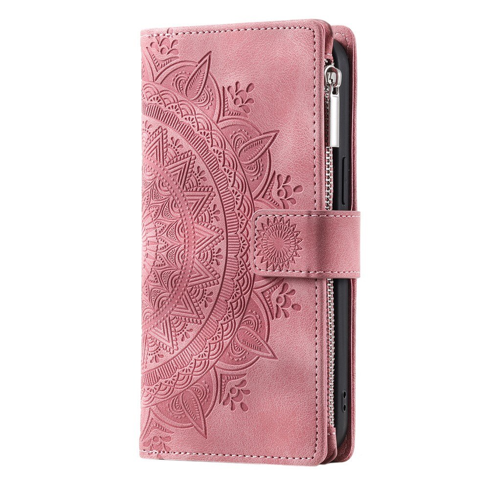 Samsung Galaxy A55 Wallet/Purse Mandala Pink