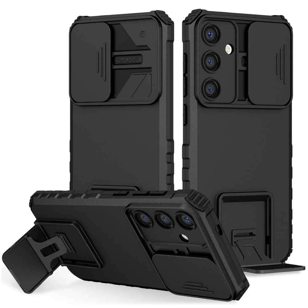 Samsung Galaxy S24 Kickstand Case w. Camera Protector Black