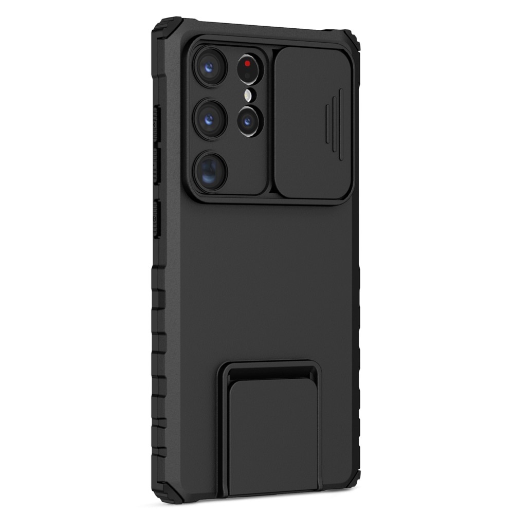 Samsung Galaxy S24 Ultra Kickstand Case w. Camera Protector Black