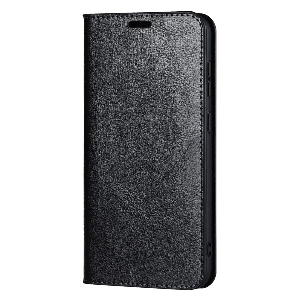 Samsung Galaxy S23 Genuine Leather Wallet Case Black