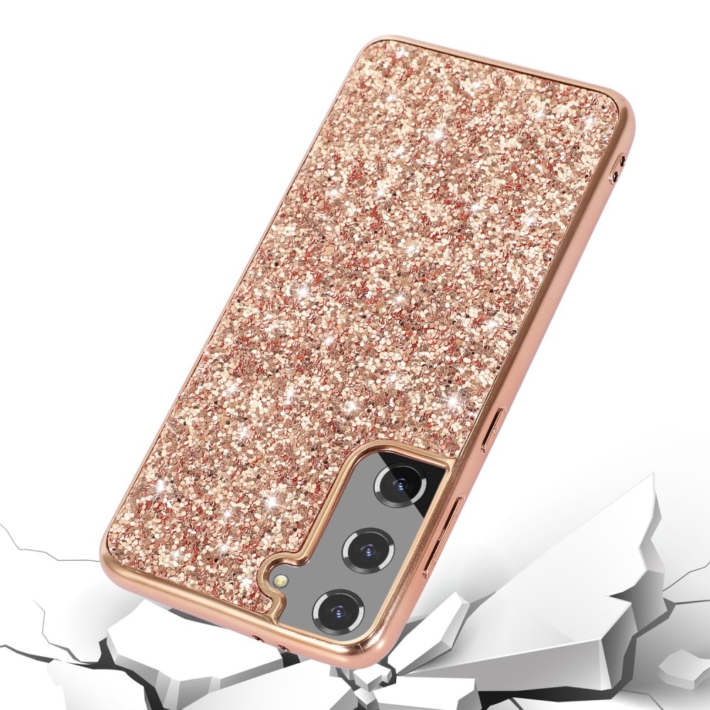 Samsung Galaxy S24 Glitter Case Rose Gold