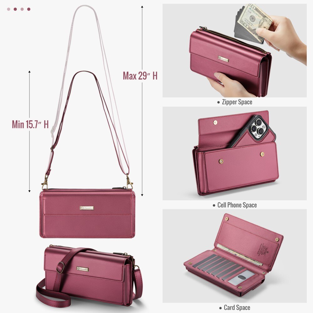 Crossbody Bag Burgundy