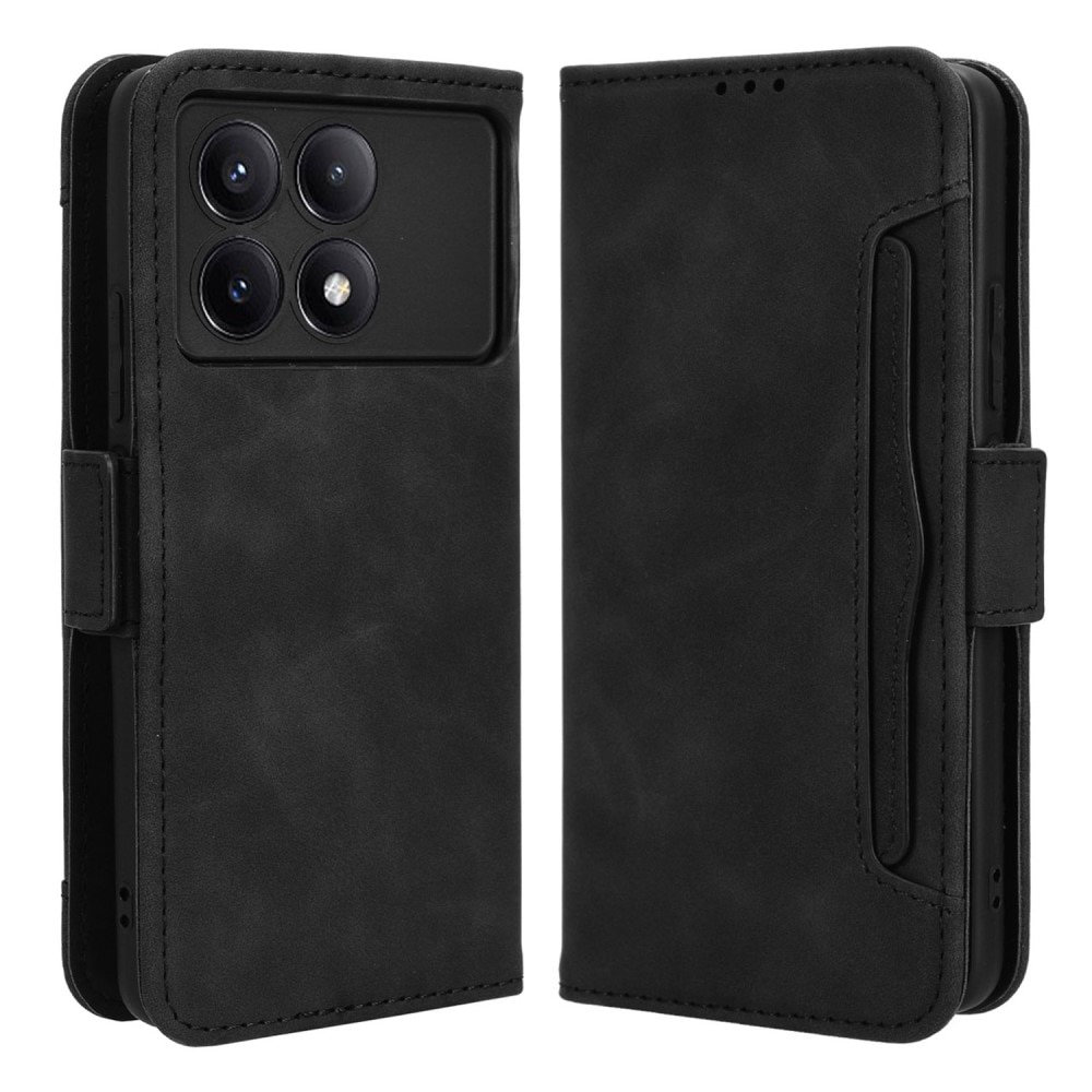 Xiaomi Poco X6 Pro Multi Wallet Case Black