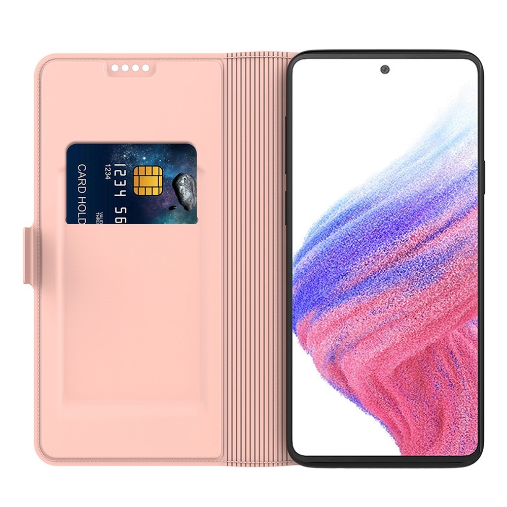 Samsung Galaxy S24 Slim Card Wallet Rose Gold