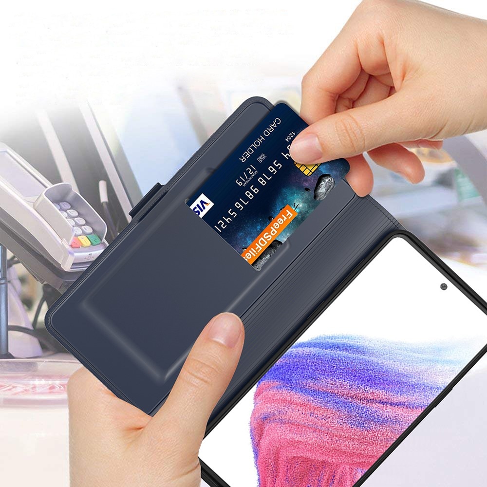 Samsung Galaxy S24 Ultra Slim Card Wallet Blue