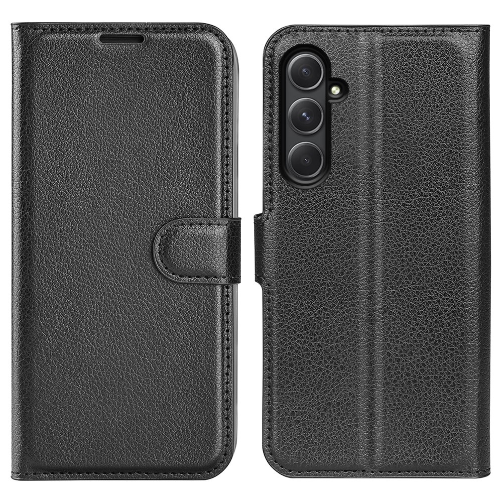 Samsung Galaxy A55 Wallet Book Cover Black