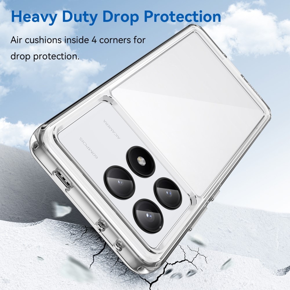 Xiaomi Poco X6 Pro Hybrid Case Transparent