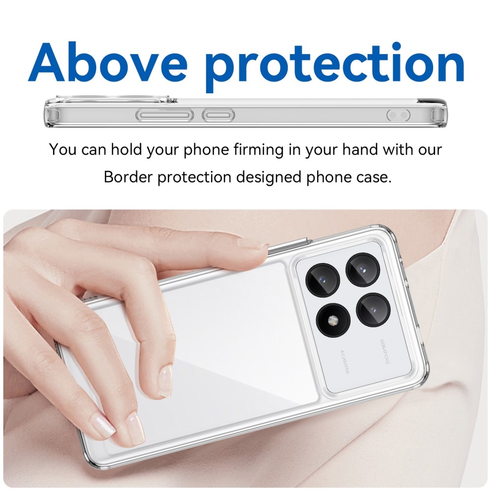Xiaomi Poco X6 Pro Hybrid Case Transparent