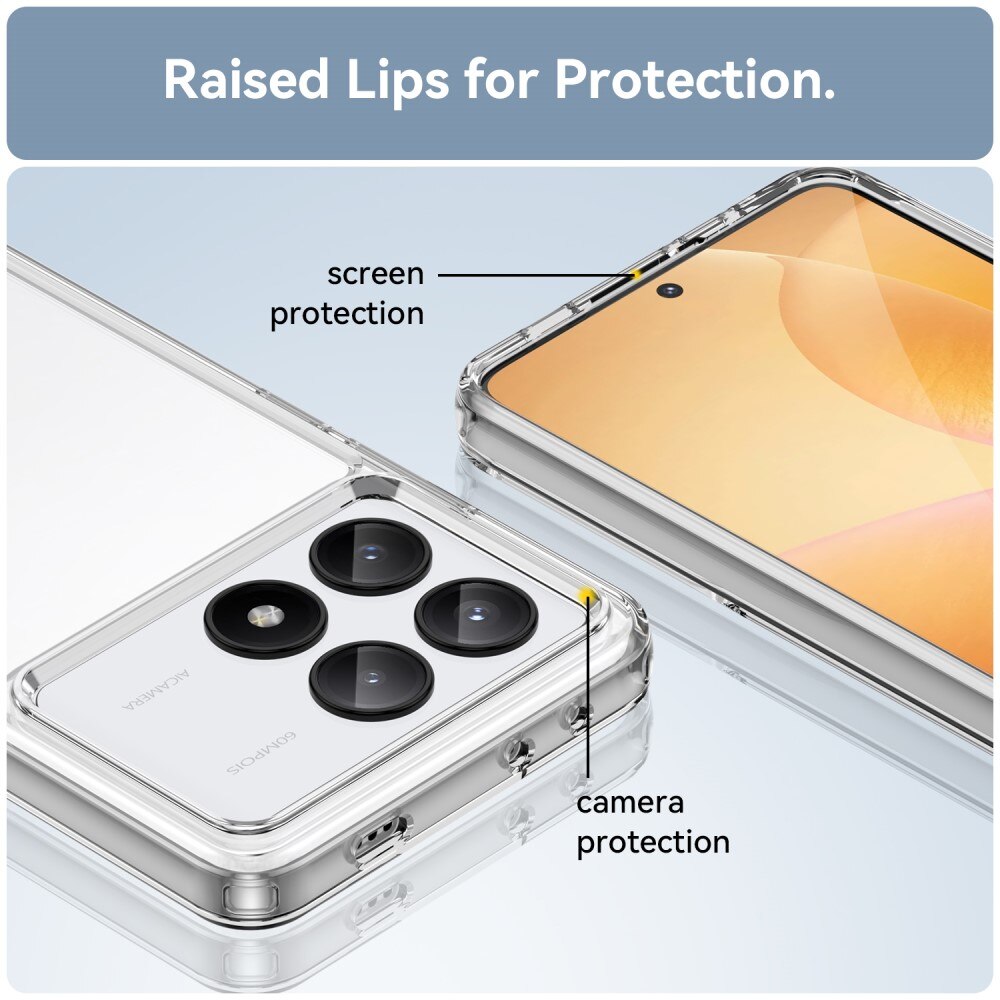 Xiaomi Poco X6 Pro Hybrid Case Transparent