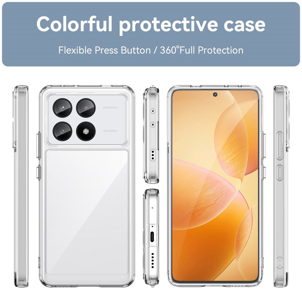 Xiaomi Poco X6 Pro Crystal Hybrid Case Transparent
