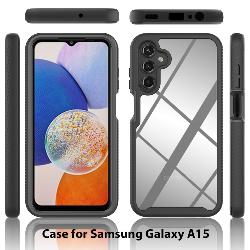 Samsung Galaxy A15 Full Cover Case Black