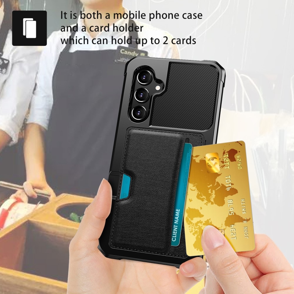 Samsung Galaxy S24 Plus Tough Card Case Black