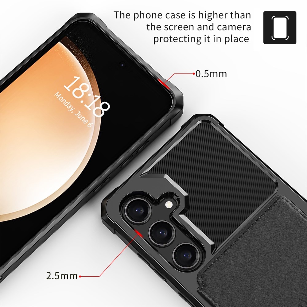 Samsung Galaxy S24 Tough Multi-slot Case Black
