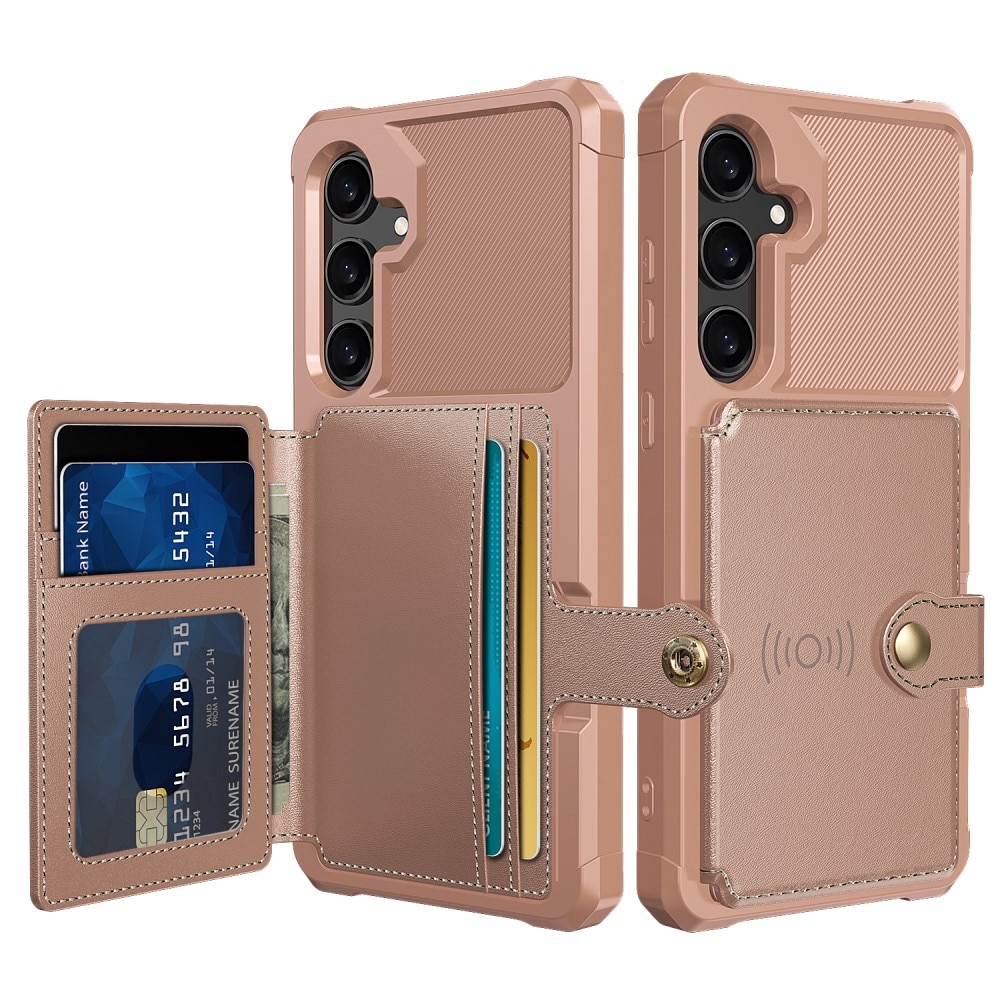 Samsung Galaxy S24 Tough Multi-slot Case Pink