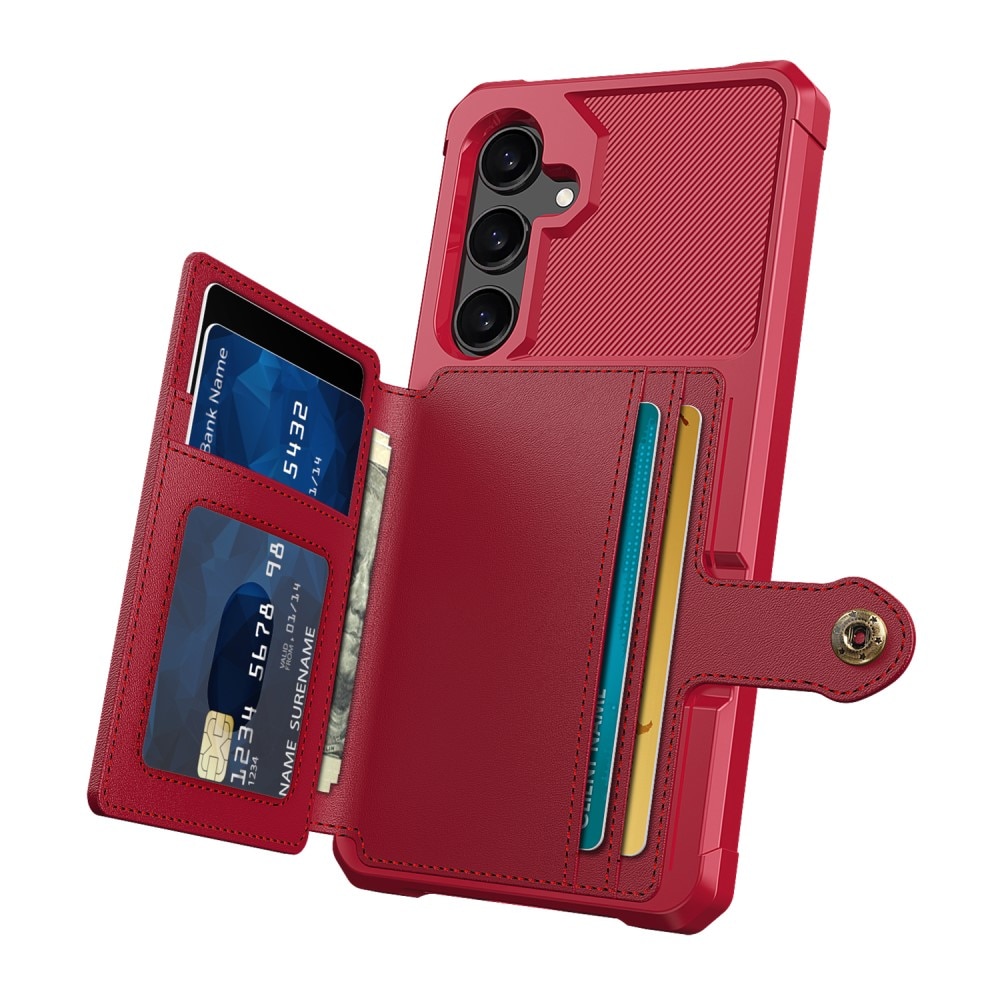 Samsung Galaxy S24 Tough Multi-slot Case Red