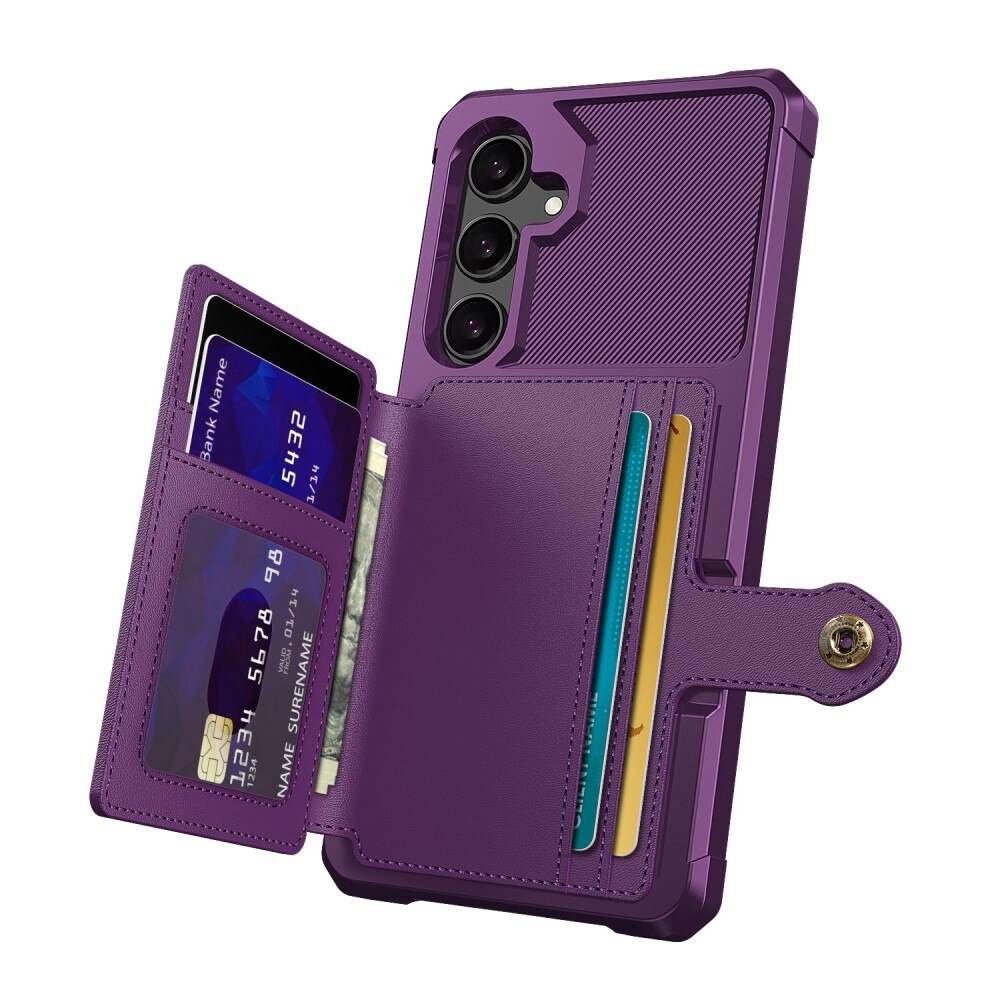 Samsung Galaxy S24 Tough Multi-slot Case Purple