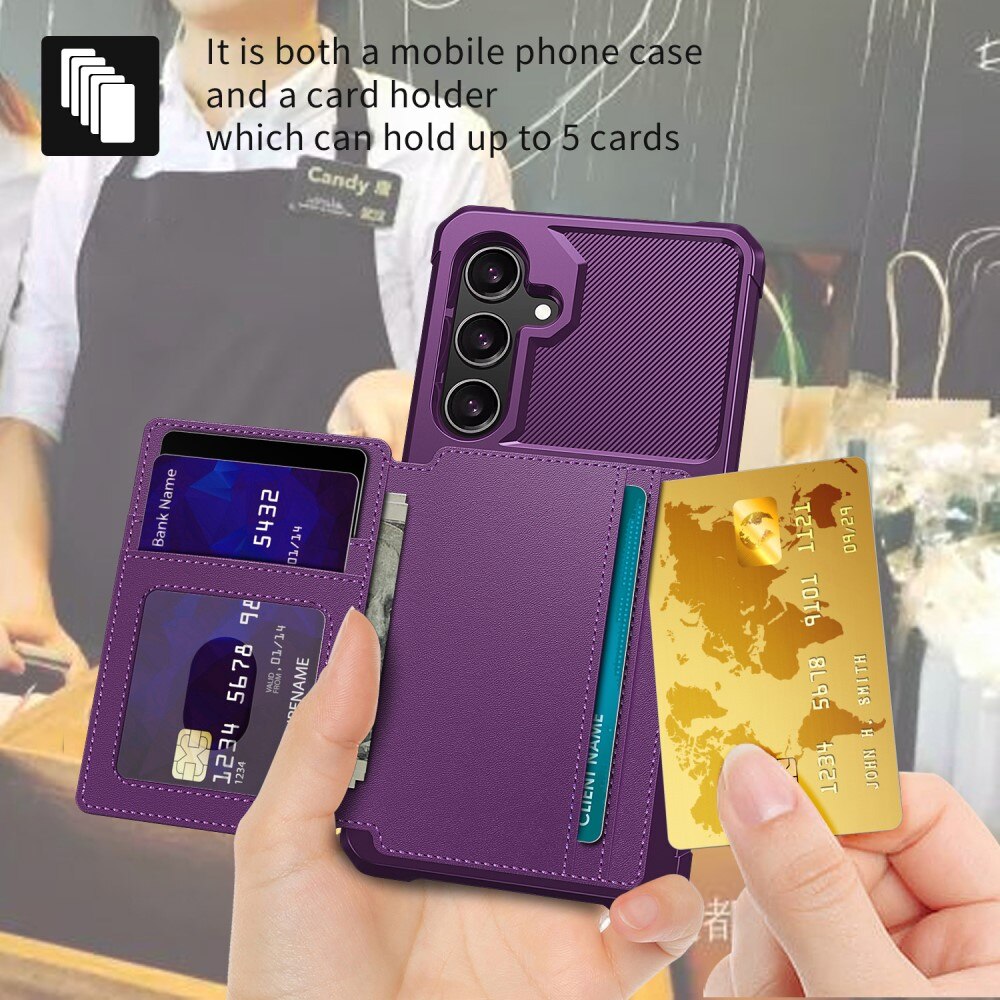 Samsung Galaxy S24 Tough Multi-slot Case Purple