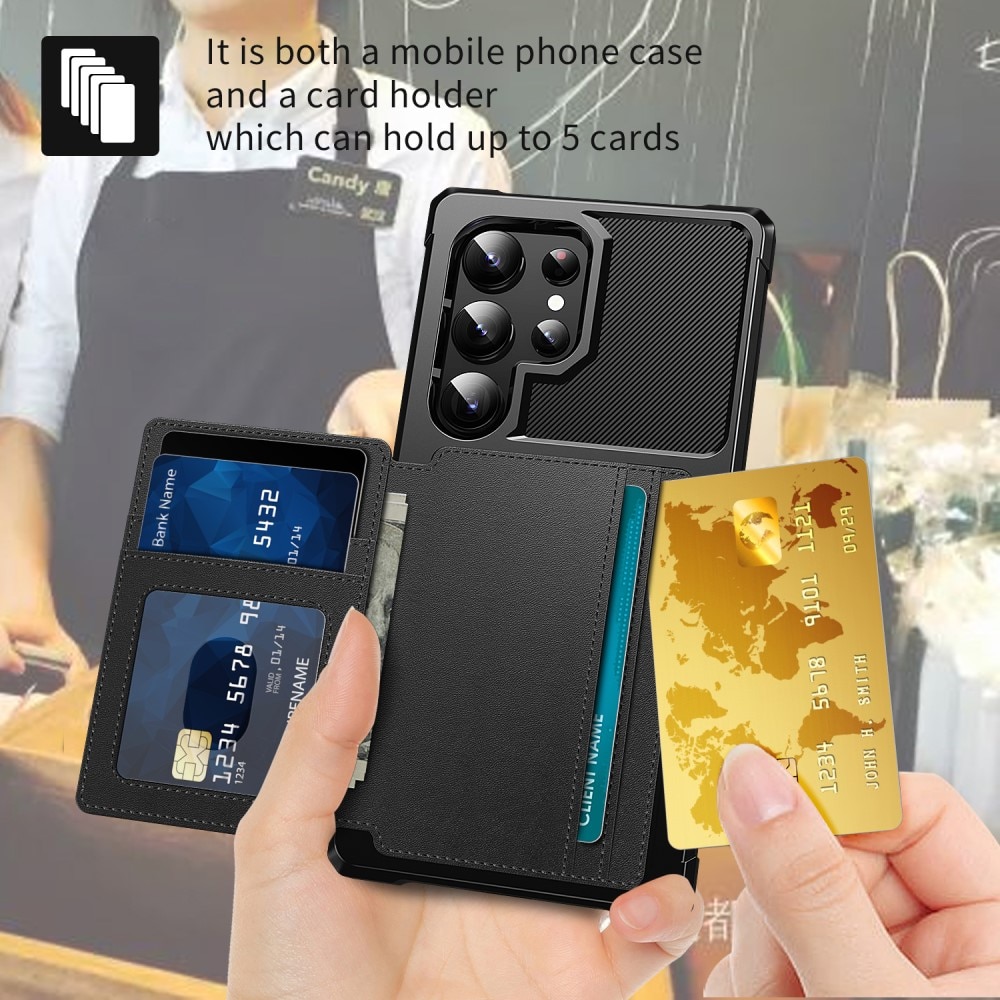 Samsung Galaxy S24 Ultra Tough Multi-slot Case Black