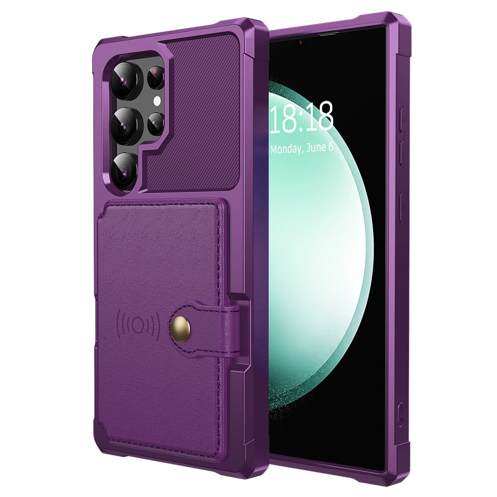 Samsung Galaxy S24 Ultra Tough Multi-slot Case Purple