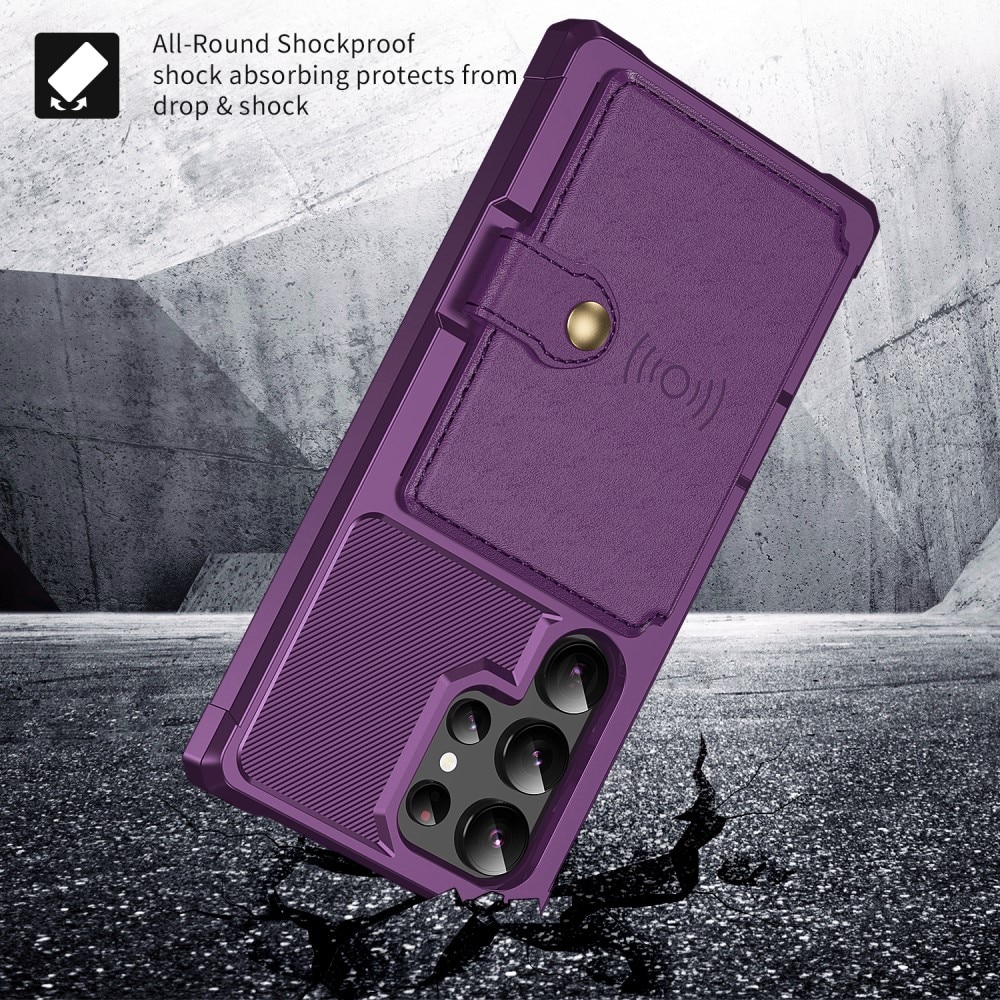 Samsung Galaxy S24 Ultra Tough Multi-slot Case Purple
