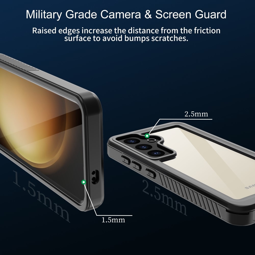 Samsung Galaxy S24 Plus Waterproof Case Transparent