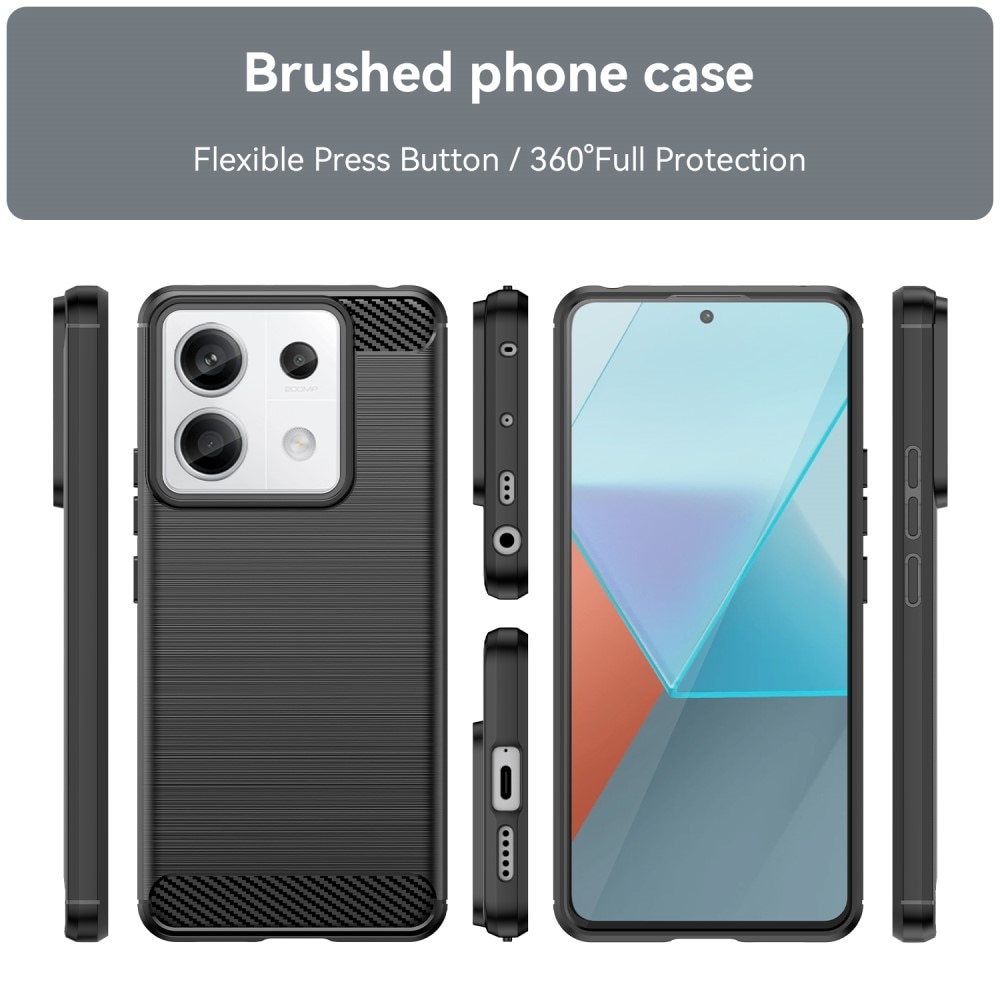 For Xiaomi Redmi Note 13 Pro 4G TPU Phone Case(Black)
