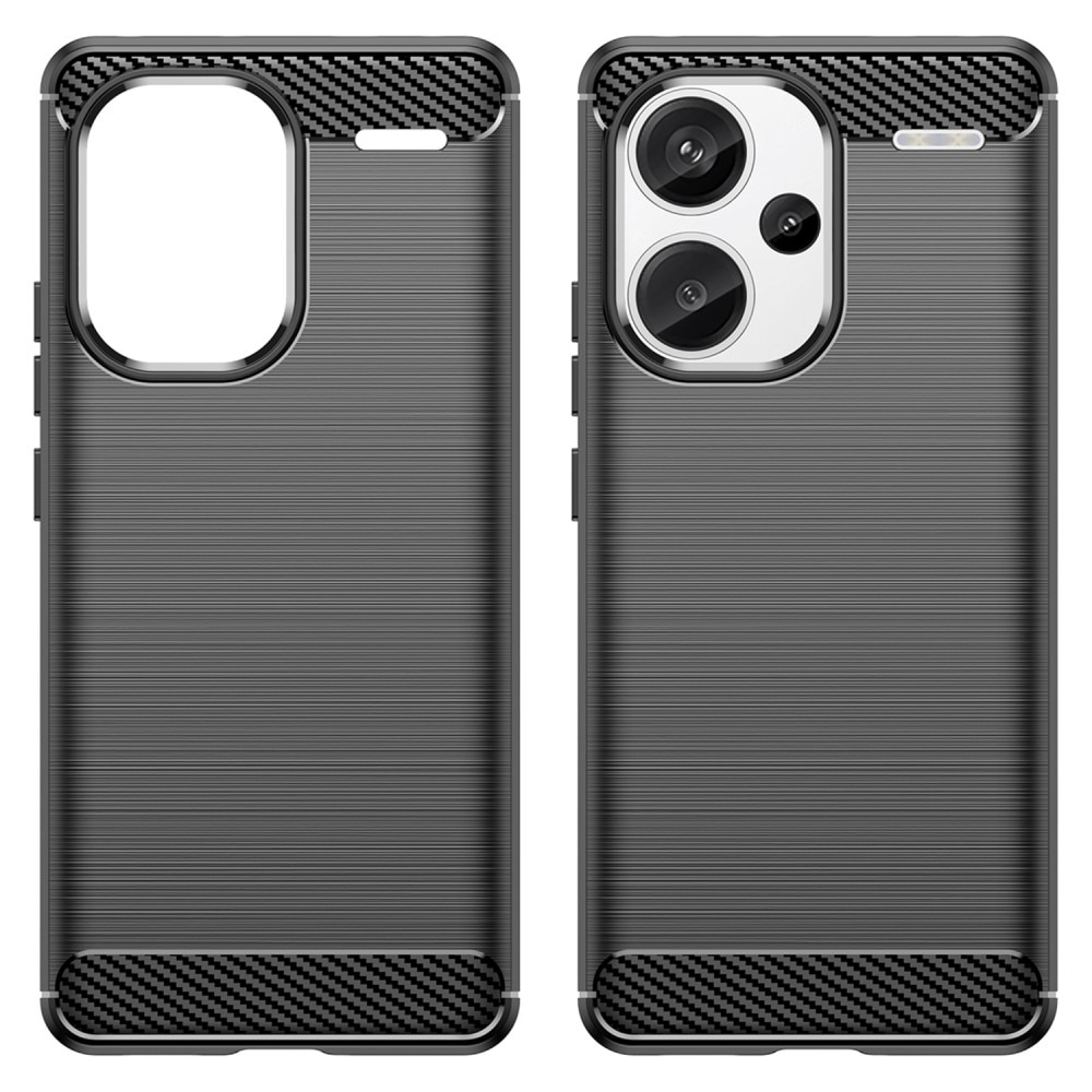 Xiaomi Redmi Note 13 Pro Plus Brushed TPU Case Black