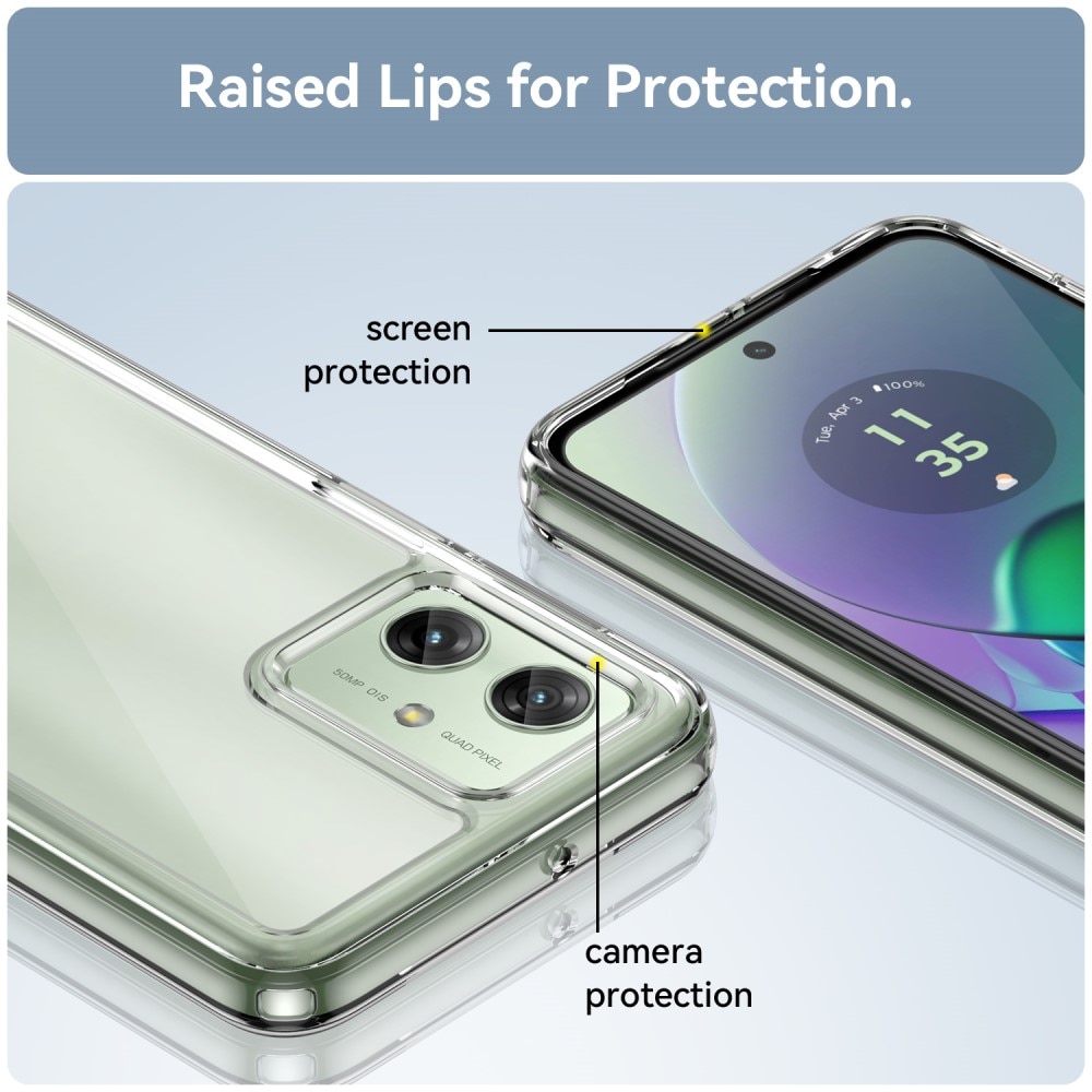 Motorola Moto G54 Crystal Hybrid Case Transparent