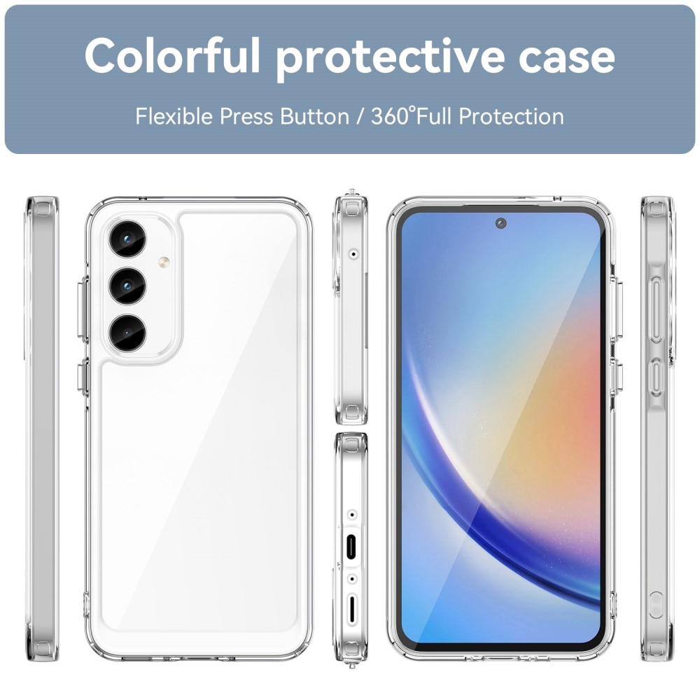 Samsung Galaxy A35 Crystal Hybrid Case Transparent