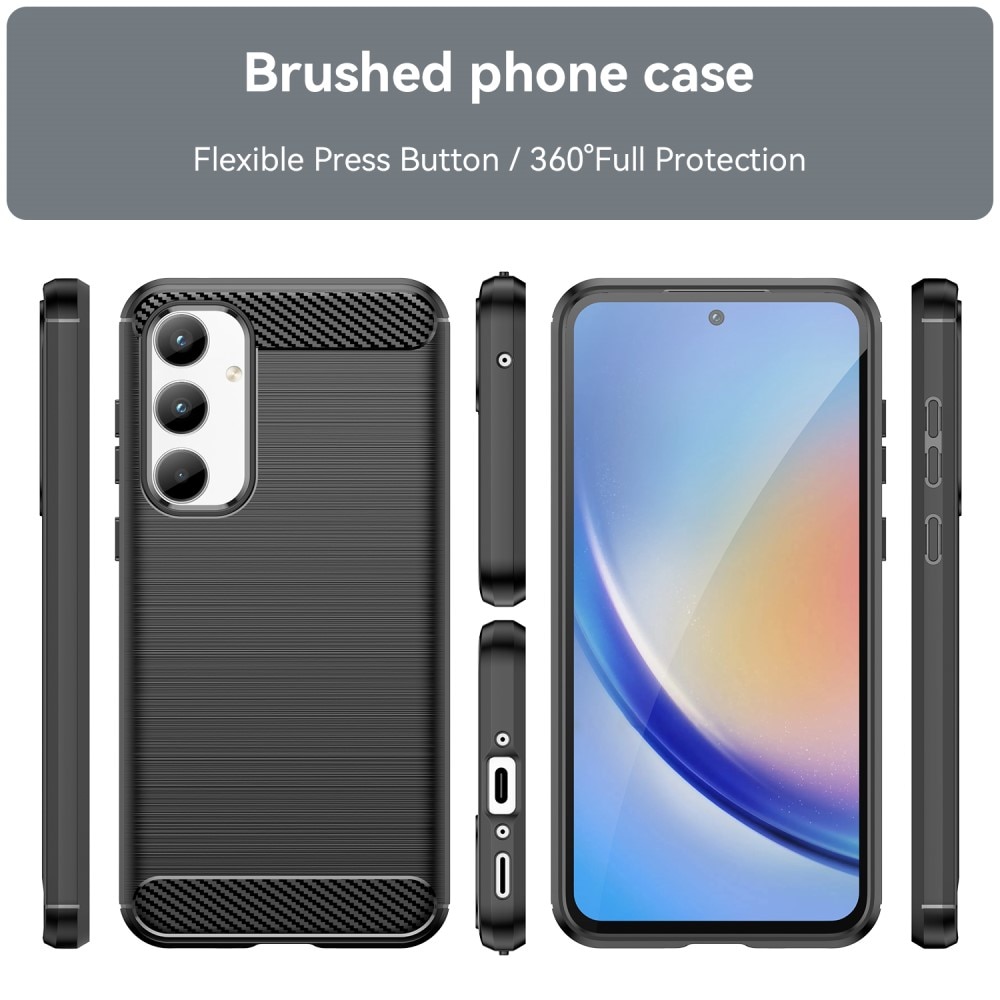 Samsung Galaxy A35 Brushed TPU Case Black