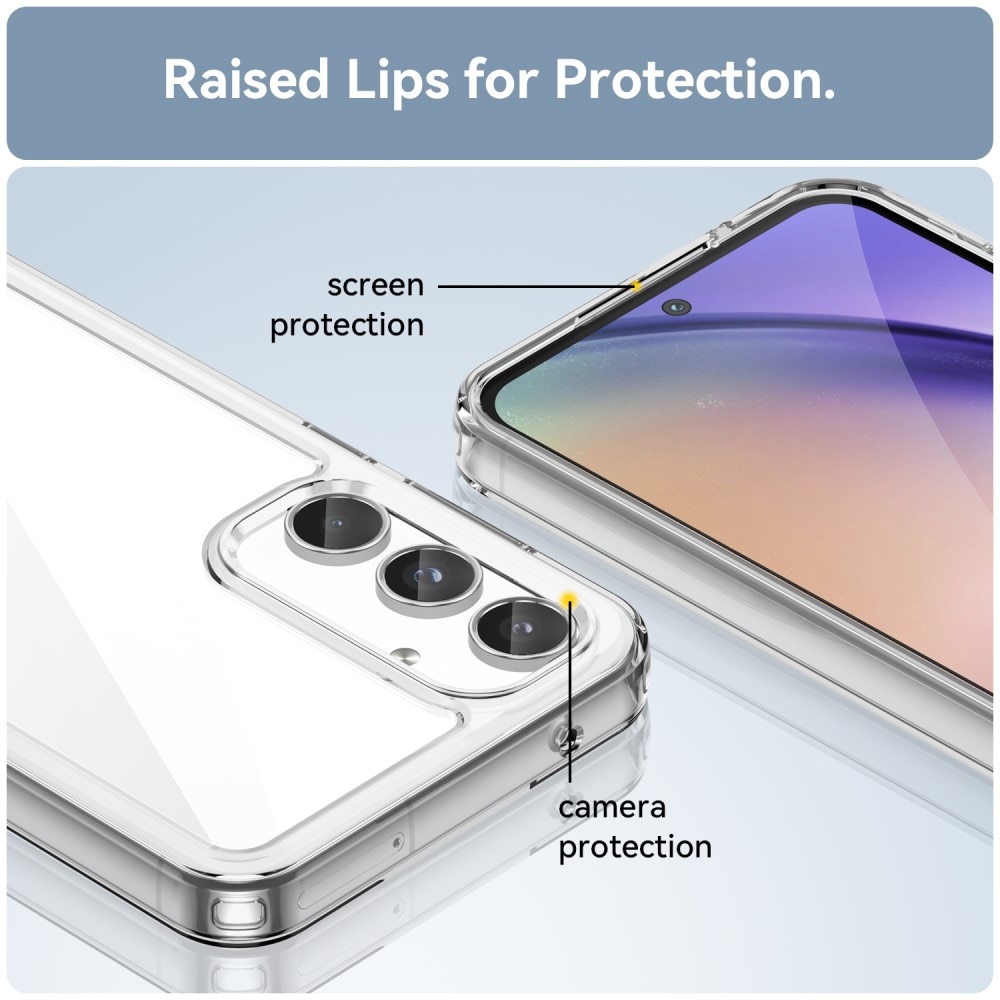 Samsung Galaxy A55 Crystal Hybrid Case Transparent