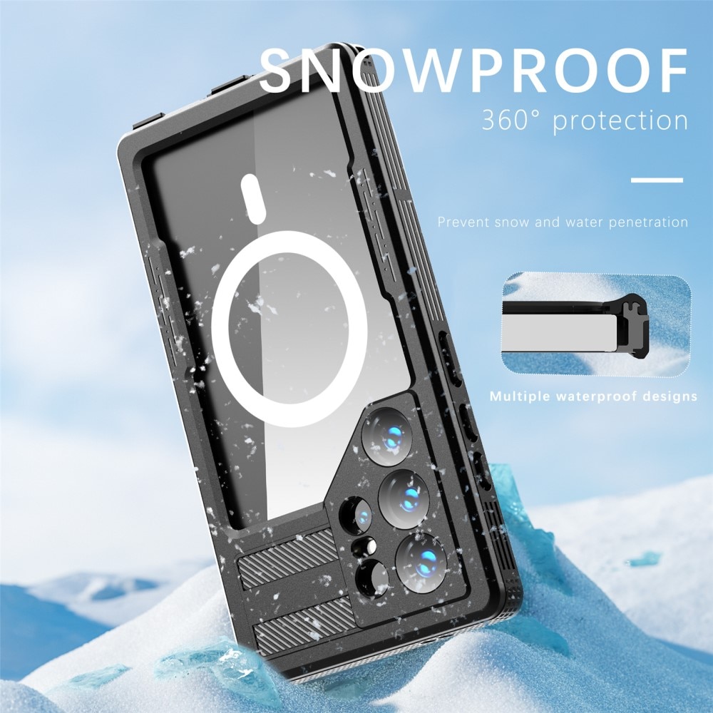 Samsung Galaxy S24 Ultra Waterproof Case MagSafe Transparent