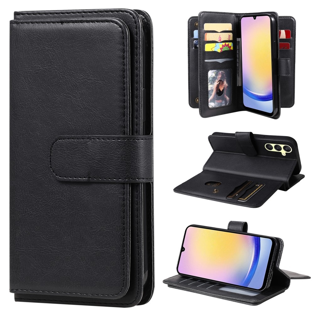 Samsung Galaxy A25 Wallet Cover Multi-slot Black