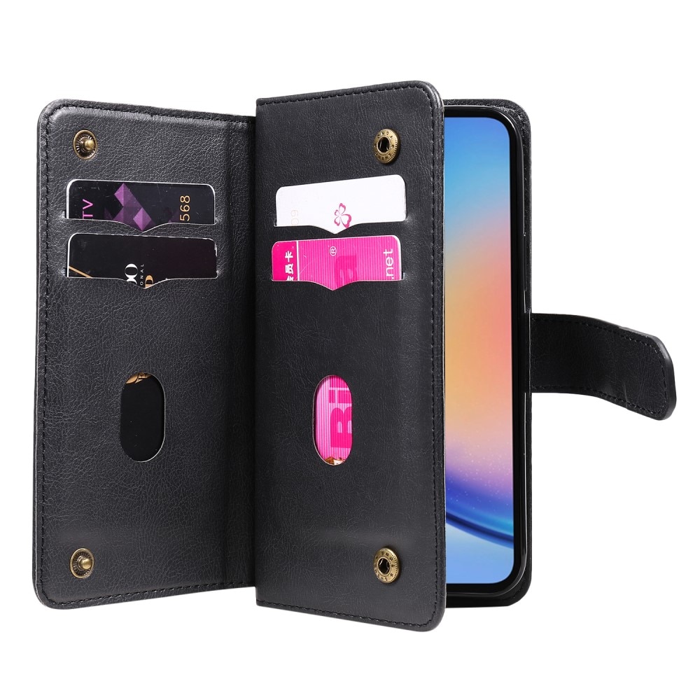 Samsung Galaxy A35 Wallet Cover Multi-slot Black