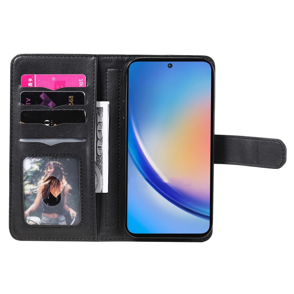 Samsung Galaxy A35 Wallet Cover Multi-slot Black