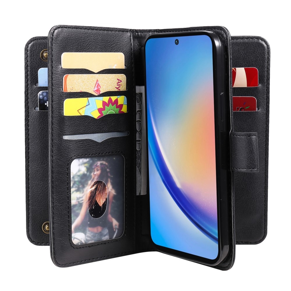 Samsung Galaxy A35 Wallet Cover Multi-slot Black