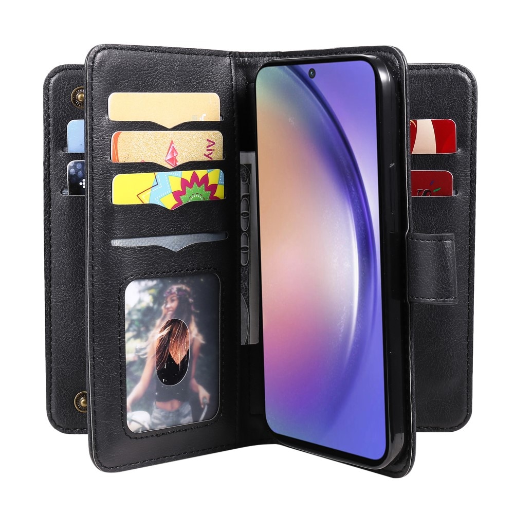 Samsung Galaxy A55 Wallet Cover Multi-slot Black