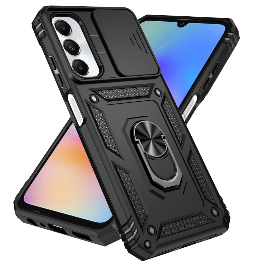 Samsung Galaxy A05s Hybrid Case Tech Ring w. Camera Protector black