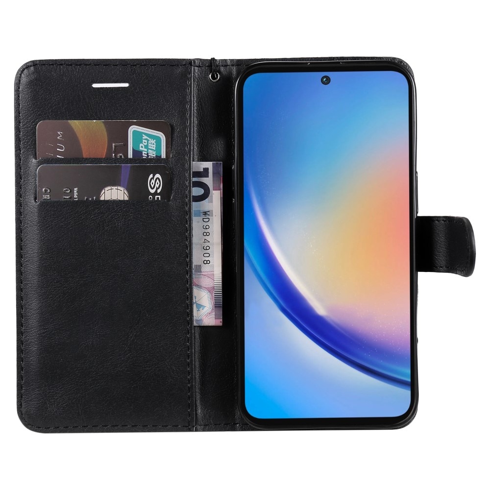 Samsung Galaxy A55 Wallet Case Black