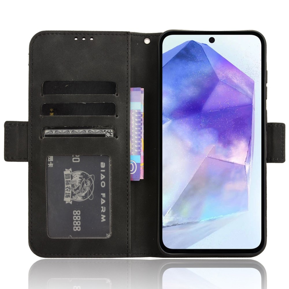 Samsung Galaxy A55 Multi Wallet Case Black