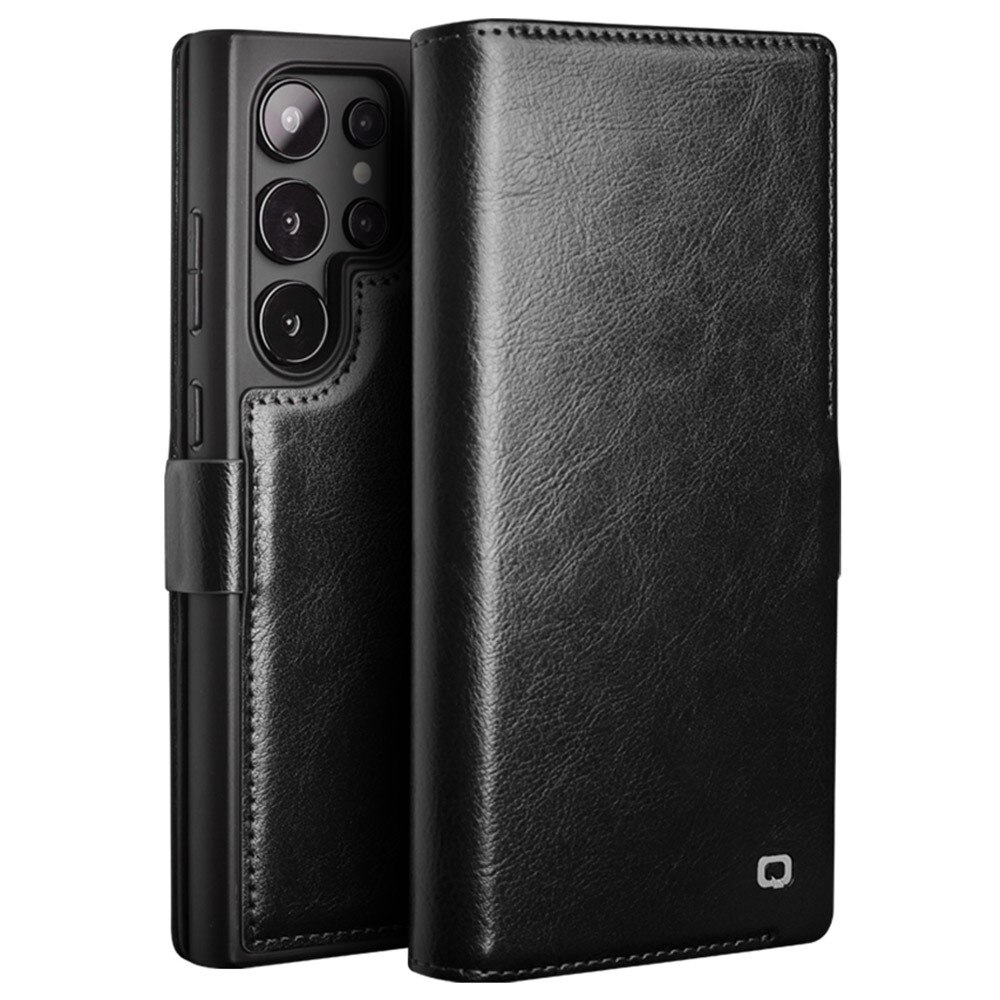 Samsung Galaxy S24 Ultra Leather Wallet Case Black