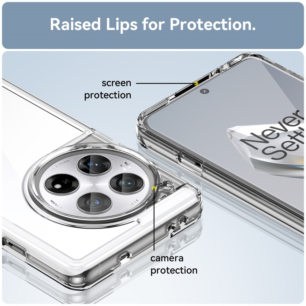 OnePlus 12 Crystal Hybrid Case Transparent