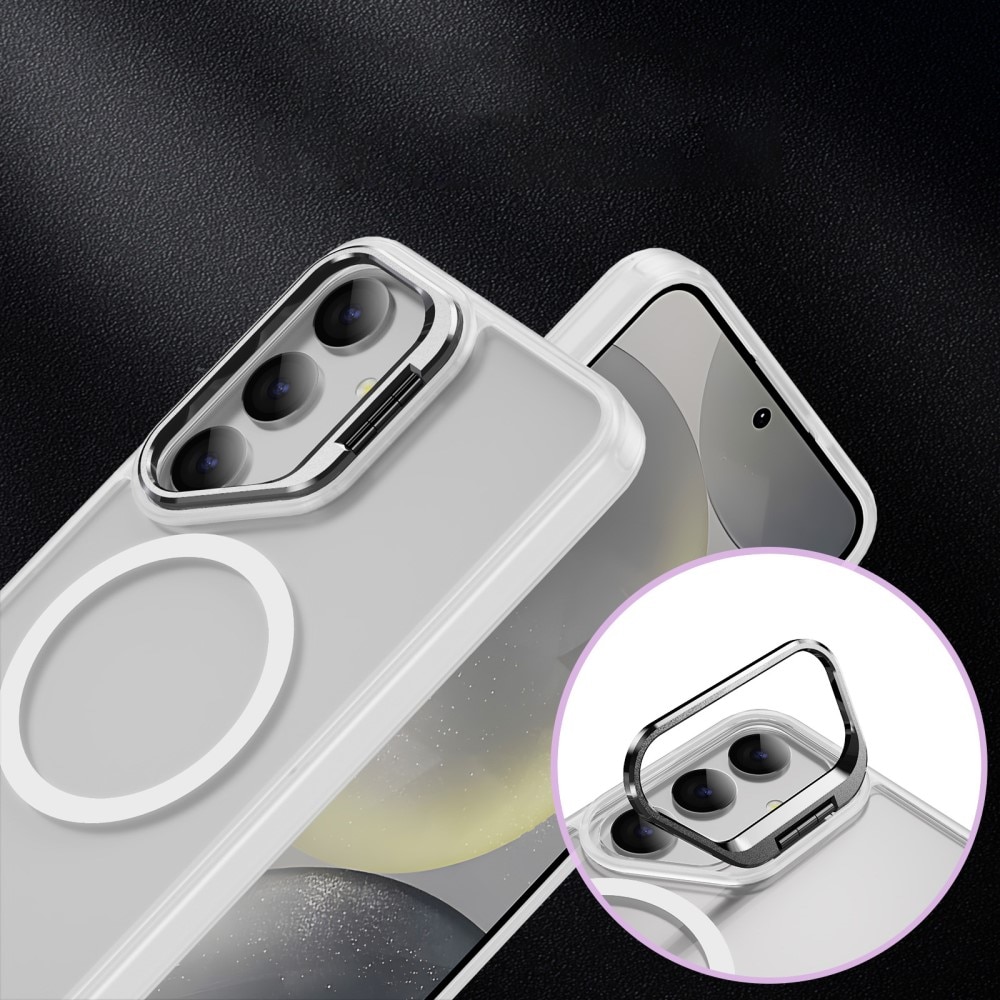 Samsung Galaxy S24 Ultra Hybrid Case Kickstand MagSafe Transparent