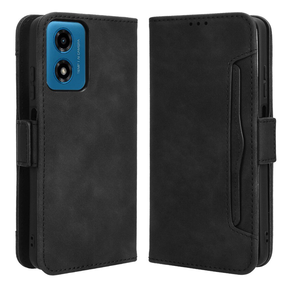 Motorola Moto G24 Multi Wallet Case Black