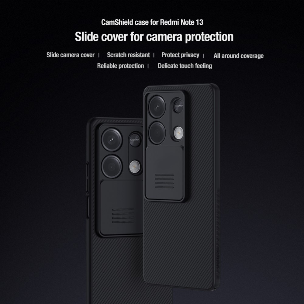 Xiaomi Redmi Note 13 CamShield Case Black