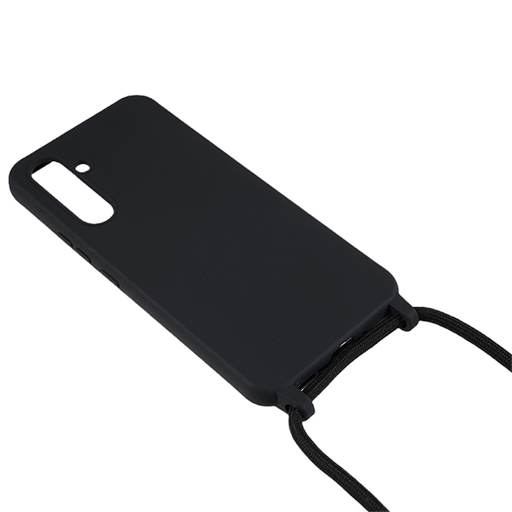 Samsung Galaxy A55 Cover Neck Strap Black
