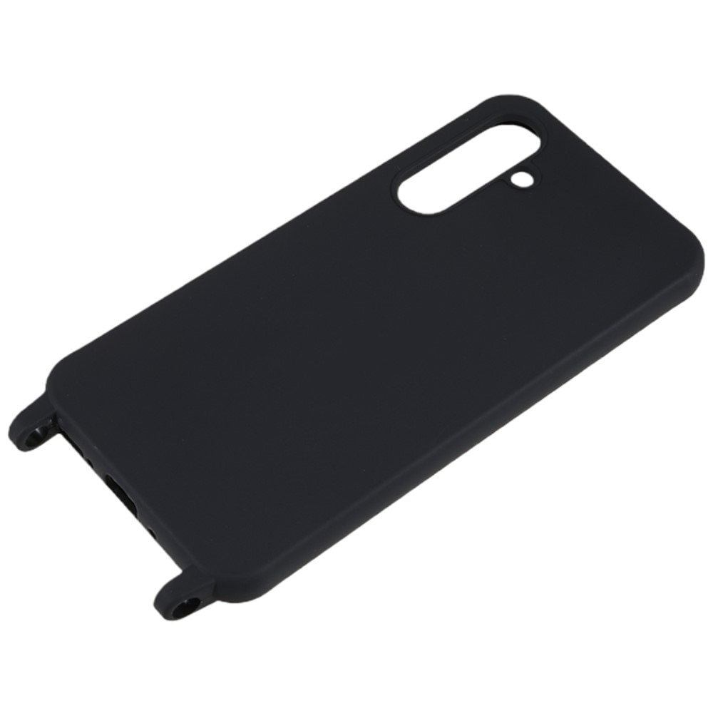 Samsung Galaxy A55 Cover Neck Strap Black